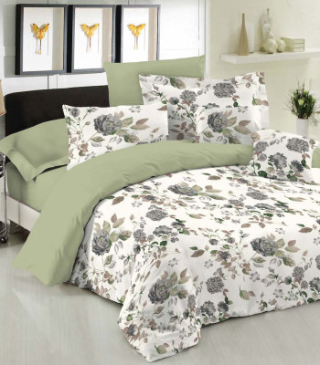 Σετ Σεντόνια Le Blanc Premium Cotton 100% Rose Olive Μονά με λάστιχο 100x200+33 Σετ Σεντόνια Le Blanc Premium Cotton 100% Rose Olive Μονά με λάστιχο 100x200+33