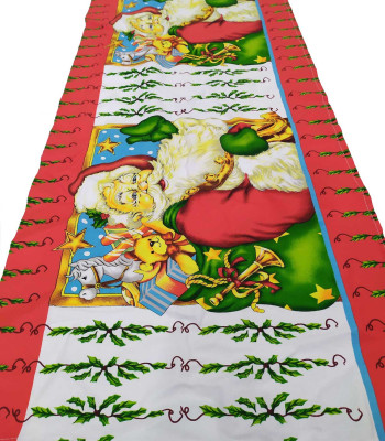 Τραπεζομάντιλο Ράνερ 45Χ150 ΚΟΜΒΟΣ Santa Claus Τραπεζομάντιλο Ράνερ 45Χ150 ΚΟΜΒΟΣ Santa Claus