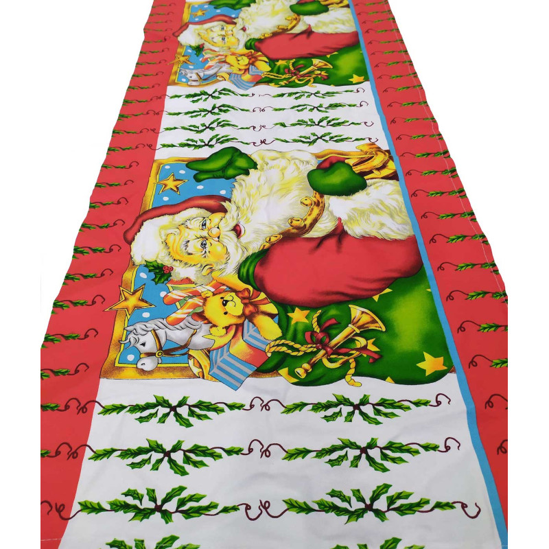 Τραπεζομάντιλο Ράνερ 45Χ150 ΚΟΜΒΟΣ Santa Claus Τραπεζομάντιλο Ράνερ 45Χ150 ΚΟΜΒΟΣ Santa Claus