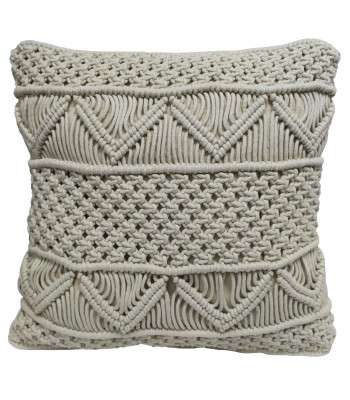 Μαξιλάρι Διακοσμητικό Macrame ΚΟΜΒΟΣ 100% Βαμβάκι Natural 40x40 Μαξιλάρι Διακοσμητικό Macrame ΚΟΜΒΟΣ 100% Βαμβάκι Natural 40x40