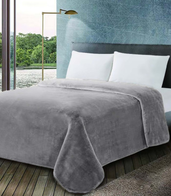 Κουβέρτα Βελουτέ 600gr Μονή 160x220 Frost Grey Κουβέρτα Βελουτέ 600gr Μονή 160x220 Frost Grey