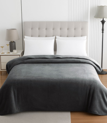 Κουβέρτα Le Blanc Βελουτέ 550gr Υπέρδιπλη 220x240 Grey Κουβέρτα Le Blanc Βελουτέ 550gr Υπέρδιπλη 220x240 Grey