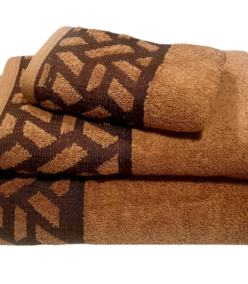 Πετσέτα Le Blanc Πεννιέ Ζακάρ 550gr/m2 MYKONOS Beige Χειρός 30x50