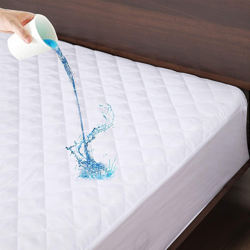 Επίστρωμα ΚΟΜΒΟΣ Καπιτονέ Αδιάβροχο Microfiber 100%  160x200+35