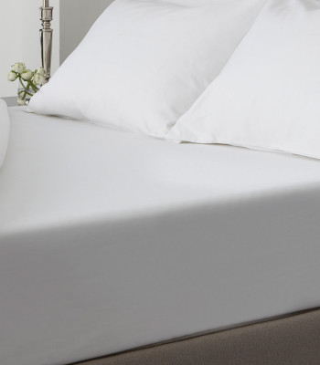 Σετ Σεντόνια ΚΟΜΒΟΣ Satin Plain TC300 100% Cotton 250x280 Λευκο Σετ Σεντόνια ΚΟΜΒΟΣ Satin Plain TC300 100% Cotton 250x280 Λευκο