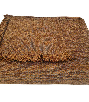 Ριχτάρι ΚΟΜΒΟΣ Σενίλ 2θ 180x240 Ψάθα Light Brown