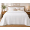 Κουβέρτα Πικέ Le Blanc Sanforized New Cotton Rich Μονή 170x250 White