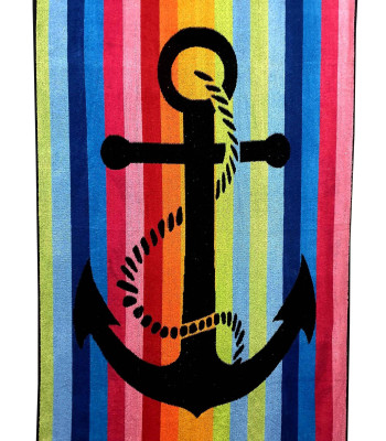 Πετσέτα Θαλάσσης ΚΟΜΒΟΣ Βελουτέ Zakar Design 7 Cotton 100% 85x160
