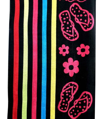 Πετσέτα Θαλάσσης ΚΟΜΒΟΣ Βελουτέ Zakar Design 12 Cotton 100% 85x160