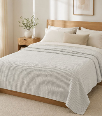 Κουβέρτα Πικέ LeBlanc Reactive Sanforized Cotton 100% Μονή 160x240 White Κουβέρτα Πικέ LeBlanc Reactive Sanforized Cotton 100% Μονή 160x240 White