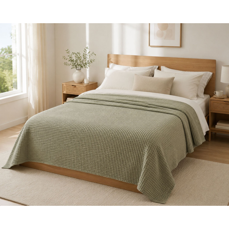 Κουβέρτα Πικέ LeBlanc Reactive Sanforized Cotton 100% Μονή 160x240 Grey Κουβέρτα Πικέ LeBlanc Reactive Sanforized Cotton 100% Μονή 160x240 Grey