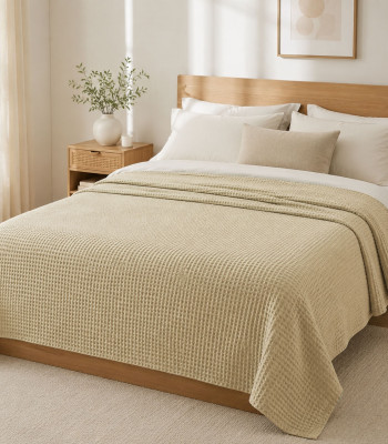Κουβέρτα Πικέ LeBlanc Reactive Sanforized Cotton 100% Υπέρδιπλη 230x250 Cuppuccino Κουβέρτα Πικέ LeBlanc Reactive Sanforized Cotton 100% Υπέρδιπλη 230x250 Cuppuccino