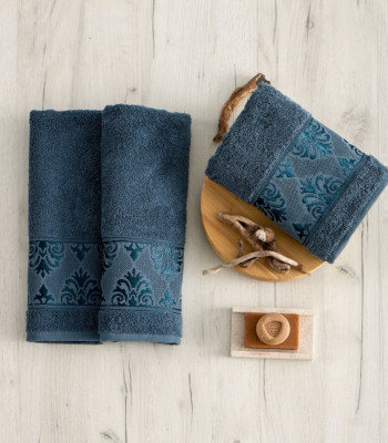 ΠΕΤΣΕΤΑ ΜΠΑΝΙΟΥ 70x140cm  MARLEY DENIM