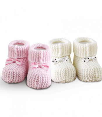 ΣΕΤ 2 ZEY. ΠΛΕΧΤΑ ΠΑΠΟΥΤΣΑΚΙΑ ΑΓΚΑΛΙΑΣ BABY SHOES Νο1