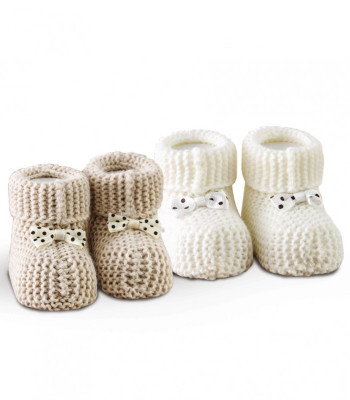 ΣΕΤ 2 ZEY. ΠΛΕΧΤΑ ΠΑΠΟΥΤΣΑΚΙΑ ΑΓΚΑΛΙΑΣ BABY SHOES Νο2