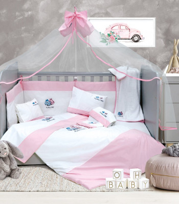 ΣΕΤ ΣΕΝΤ. BEBE ΚΕΝΤ. 120X170 /MY BABY CARS PINK