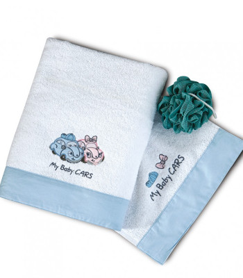 ΣΕΤ ΠΕΤΣ. 2 ΤΕΜ. BEBE KENTHMA /MY BABY CARS BLUE