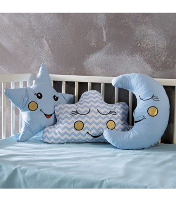 ΣΕΤ BEBE ΜΑΞΙΛΑΡΙΑ ΔΙΑΚΟΣΜΗΤΙΚΑ 3 TEM. BLUE