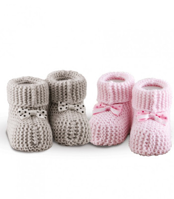 ΣΕΤ 2 ZEY. ΠΛΕΧΤΑ ΠΑΠΟΥΤΣΑΚΙΑ ΑΓΚΑΛΙΑΣ BABY SHOES Νο9