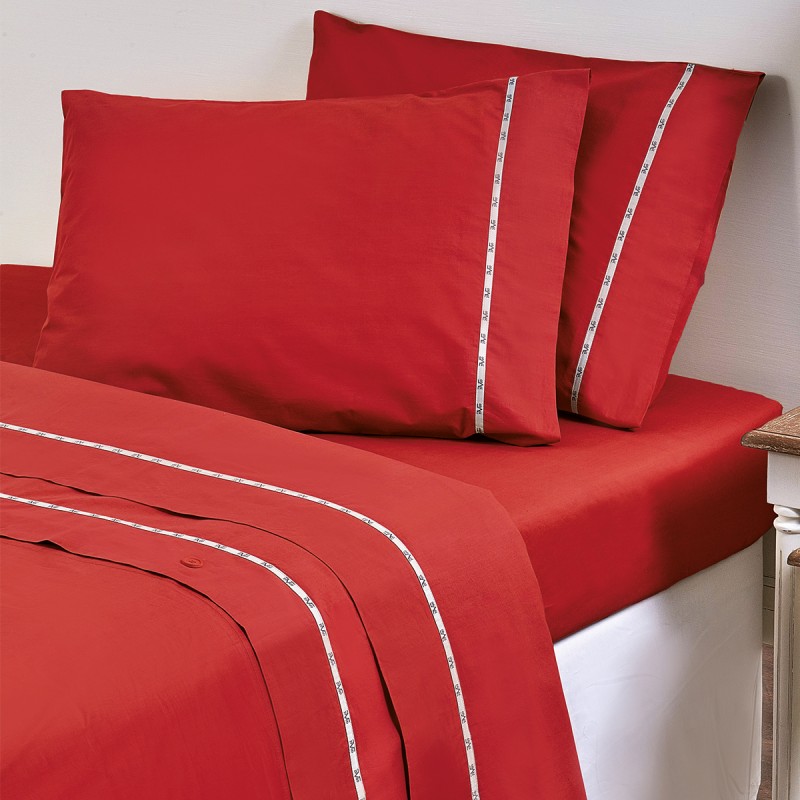 ΣΕΝΤΟΝΙ ΜΕΜΟΝΩΜΕΝΟ ΥΠΕΡΔΙΠΛΟ  240 Χ 280cm - COLORI RED