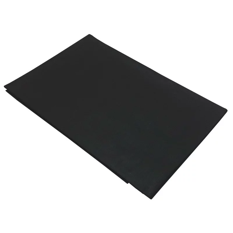 Σεντόνι ΚΟΜΒΟΣ Μαύρο μονόχρωμο Υπέρδιπλο με λάστιχο 170x200+20