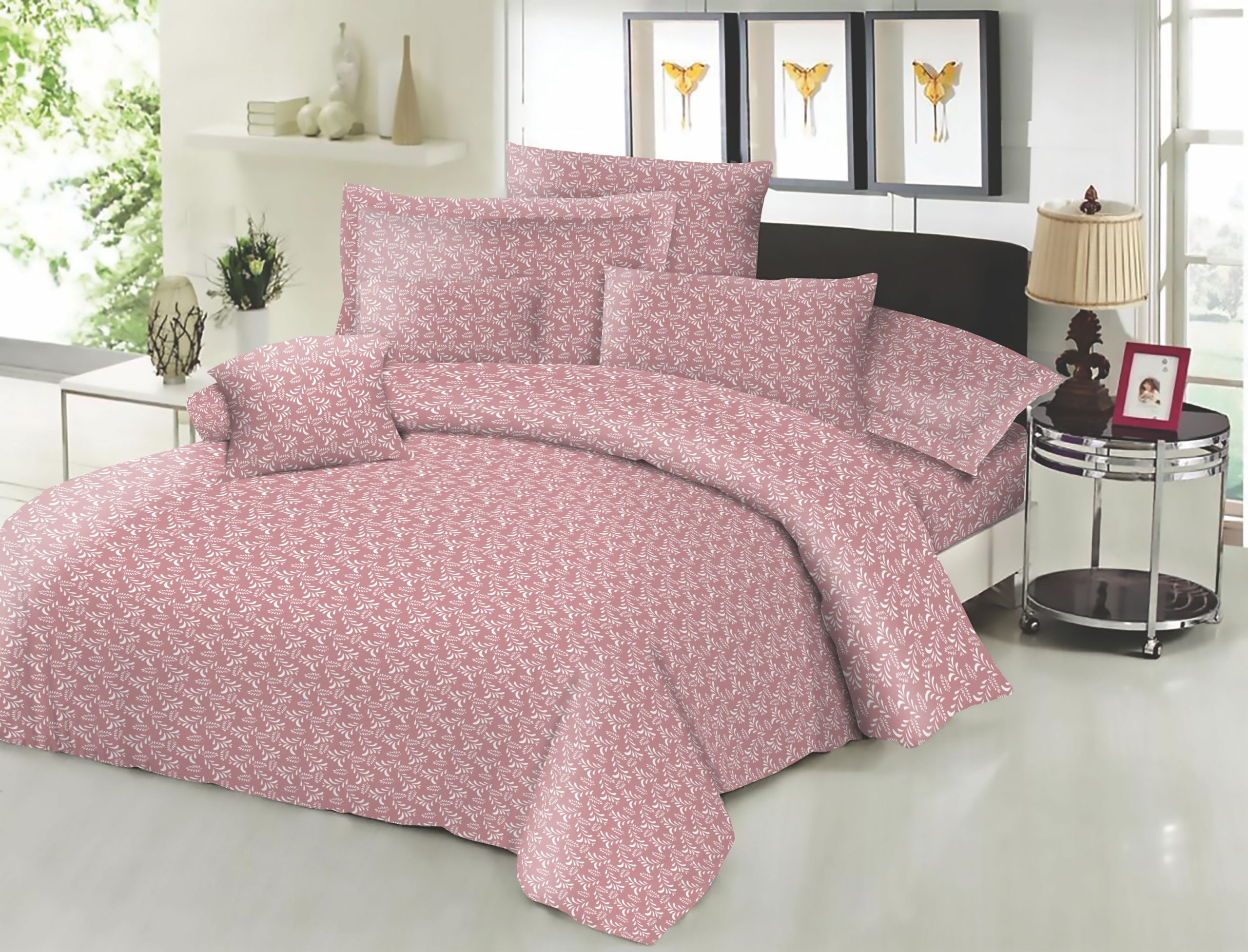 Ζεύγος μαξιλαροθήκες ΚΟΜΒΟΣ Cotton Line Printed Fern Rotten Apple 50x70 Ζεύγος μαξιλαροθήκες ΚΟΜΒΟΣ Cotton Line Printed Fern Rotten Apple 50x70
