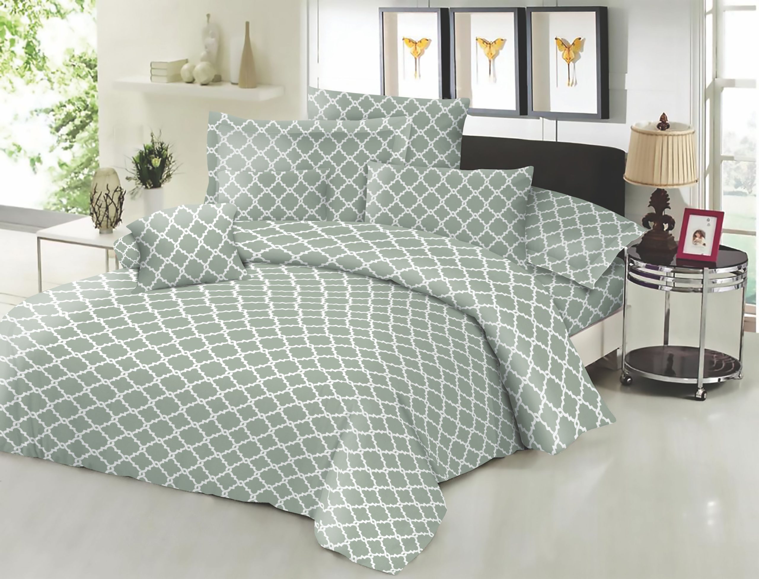 Ζεύγος μαξιλαροθήκες ΚΟΜΒΟΣ Cotton Line Printed Montana Olive 50x70 Ζεύγος μαξιλαροθήκες ΚΟΜΒΟΣ Cotton Line Printed Montana Olive 50x70