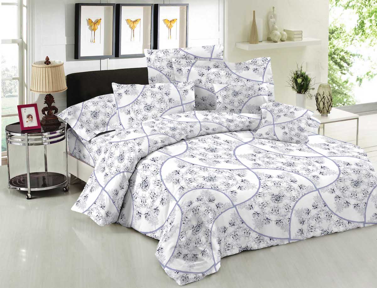 Σετ Σεντόνια ΚΟΜΒΟΣ Cotton Line Printed ROSELLA ROYAL BLUE Μονά με λάστιχο 100x200+20 Σετ Σεντόνια ΚΟΜΒΟΣ Cotton Line Printed ROSELLA ROYAL BLUE Μονά με λάστιχο 100x200+20