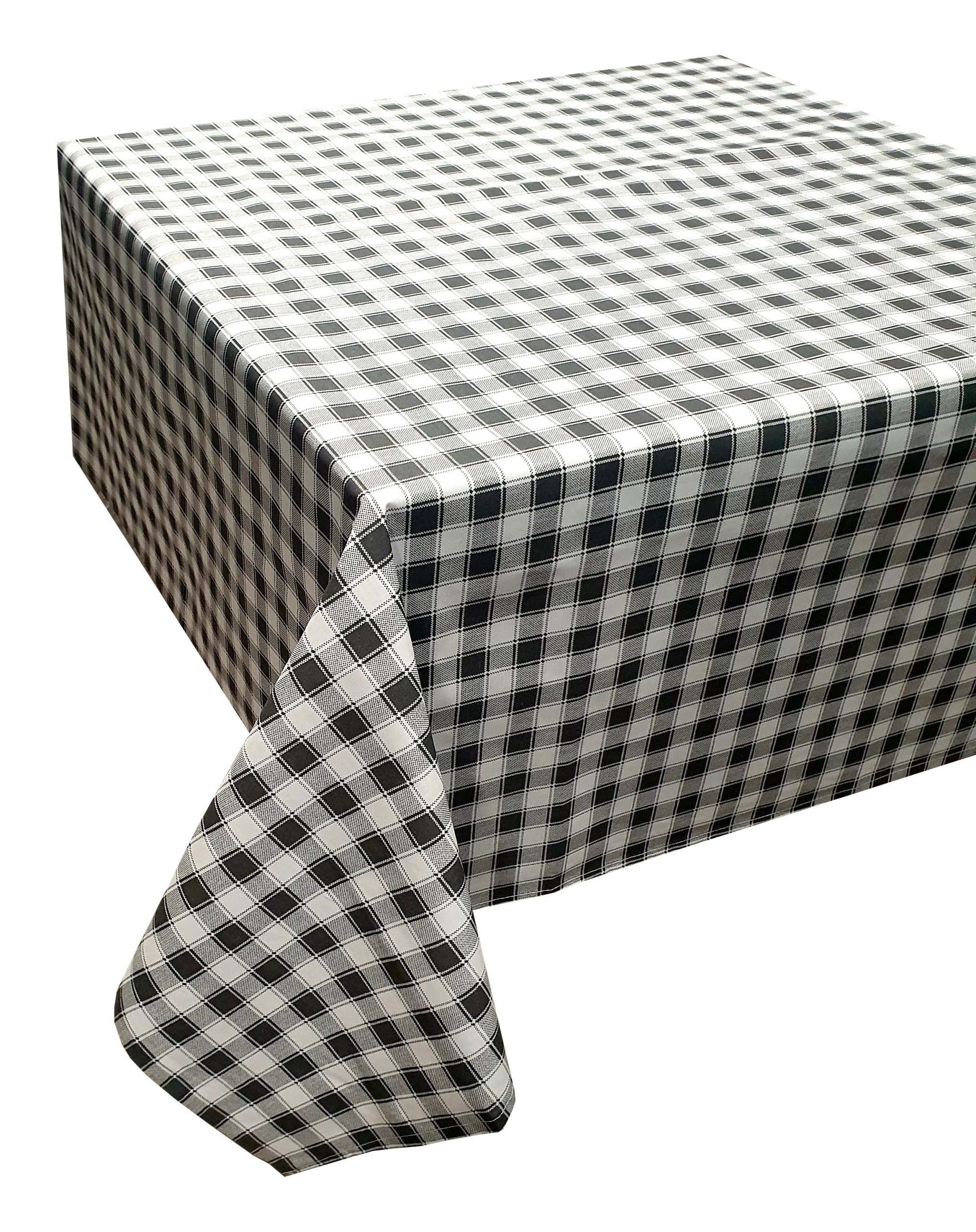 Τραπεζομάντηλο ΚΟΜΒΟΣ Καρό Polycotton Design-1 Grey 140x180 Τραπεζομάντηλο ΚΟΜΒΟΣ Καρό Polycotton Design-1 Grey 140x180