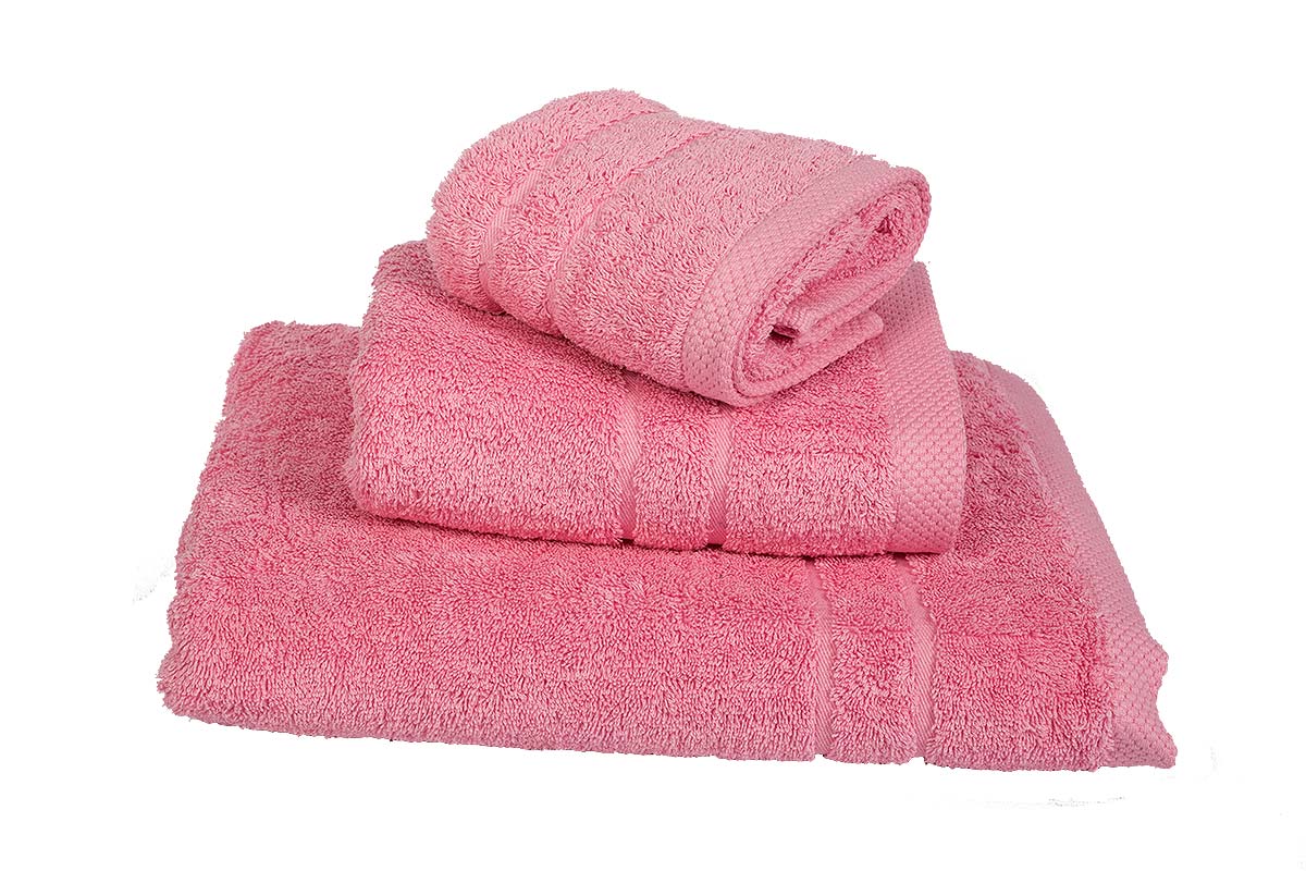 Σετ Πετσέτες 3 τμχ Le Blanc Πεννιέ 600γρ/μ2 Pink (40x60, 50x95, 80x145) Σετ Πετσέτες 3 τμχ Le Blanc Πεννιέ 600γρ/μ2 Pink (40x60, 50x95, 80x145)