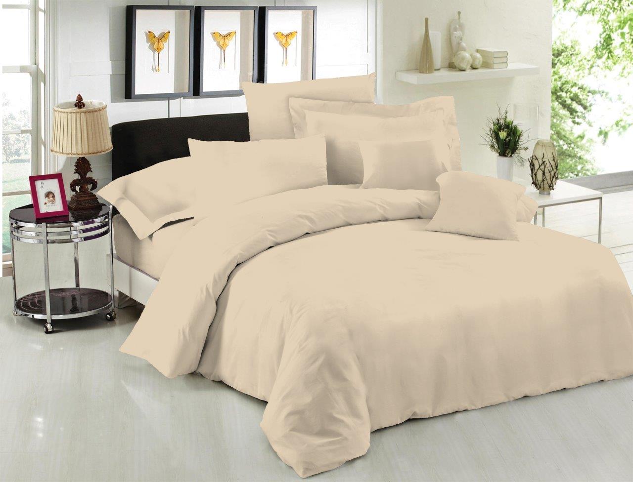 Σεντόνι Μεμονομένο LeBlanc Μονόχρωμο Polycotton 50/50 TC144 Sand υπέρδιπλο με λάστιχο 160x200+35 Σεντόνι Μεμονομένο LeBlanc Μονόχρωμο Polycotton 50/50 TC144 Sand υπέρδιπλο με λάστιχο 160x200+35