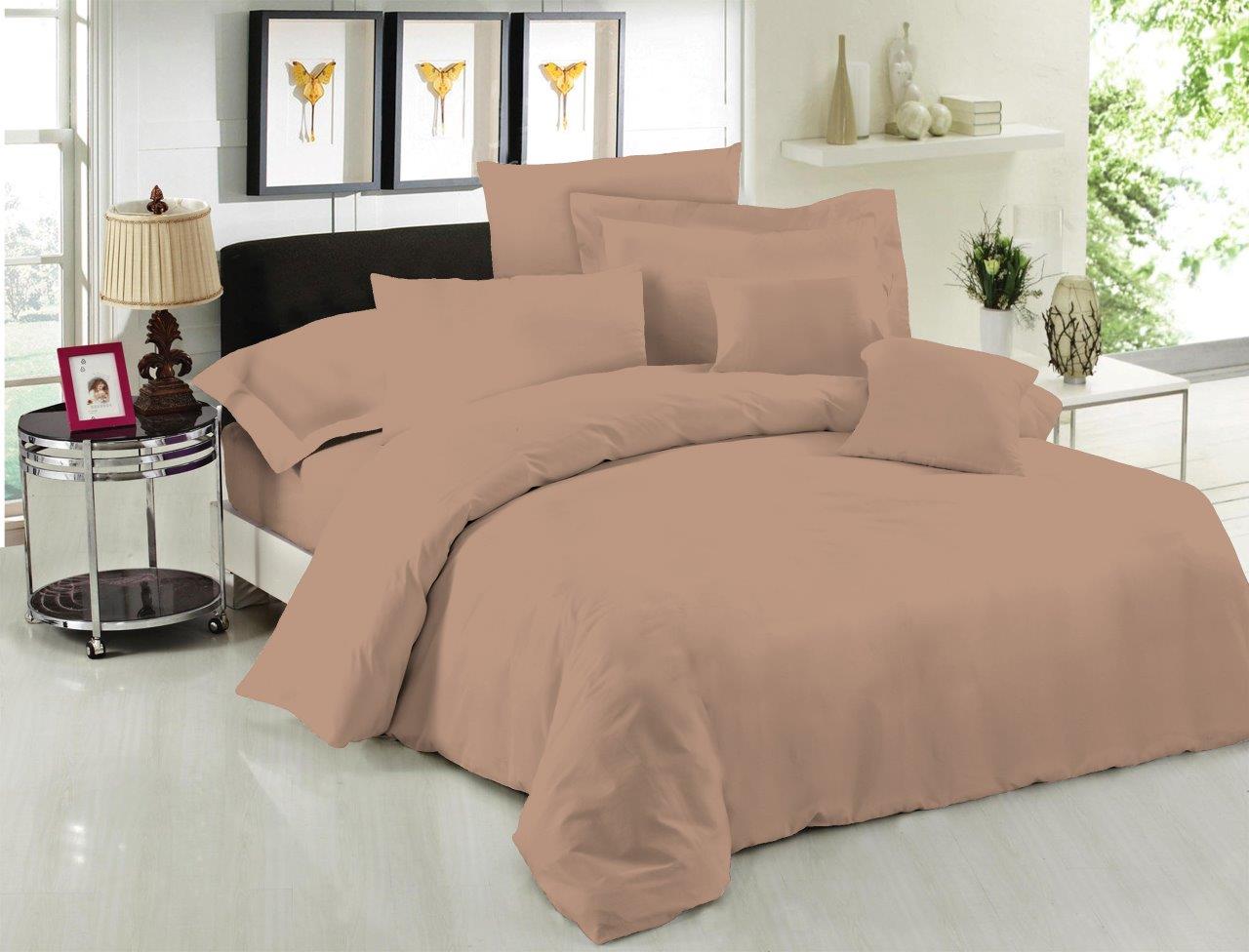 Σεντόνι Μεμονομένο LeBlanc Μονόχρωμο Polycotton 50/50 TC144 Light Brown Υπέρδιπλο 245x270 Σεντόνι Μεμονομένο LeBlanc Μονόχρωμο Polycotton 50/50 TC144 Light Brown Υπέρδιπλο 245x270
