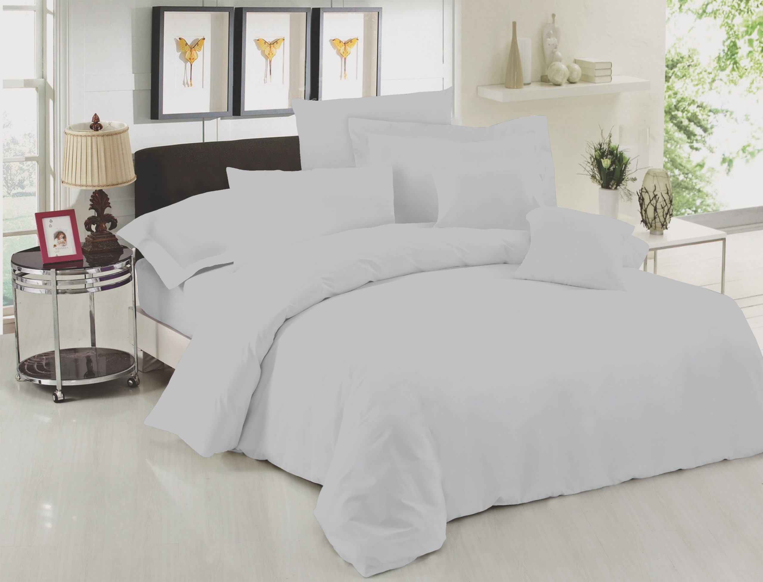 Σετ Σεντόνια Le Blanc Premium Cotton 100% Grey Μονά με λάστιχο 100x200+33 Σετ Σεντόνια Le Blanc Premium Cotton 100% Grey Μονά με λάστιχο 100x200+33