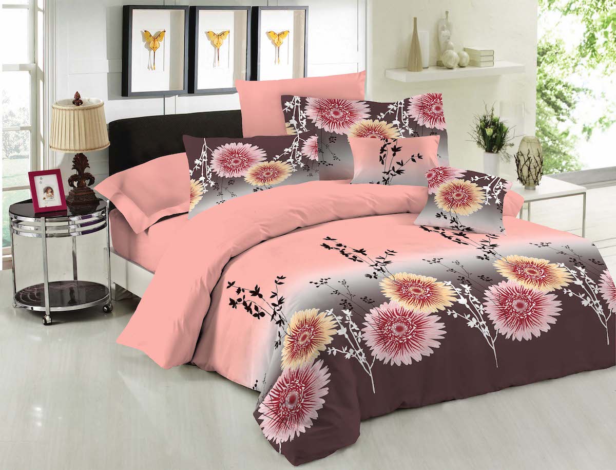 Σετ Πάπλωμα Le Blanc Premium Cotton 100% Chrysanthemum Peach Μονό 160x240 Σετ Πάπλωμα Le Blanc Premium Cotton 100% Chrysanthemum Peach Μονό 160x240