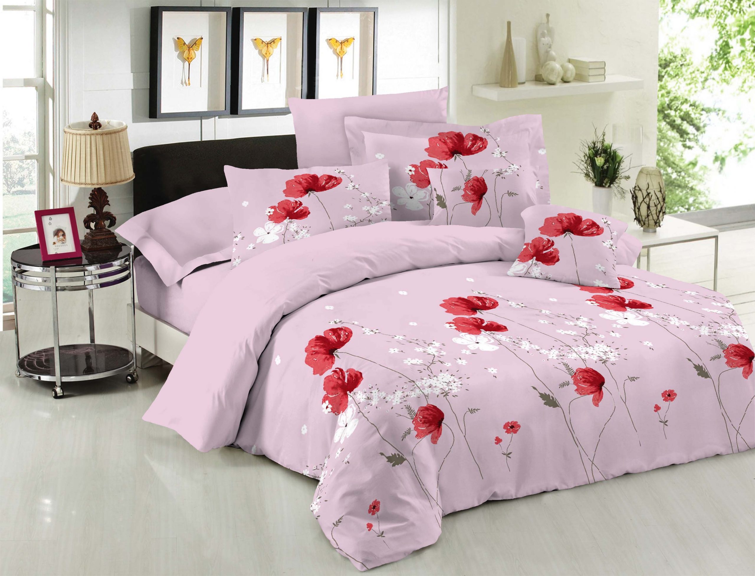 Σετ Πάπλωμα Le Blanc Premium Cotton 100% Anemone Pink Μονό 160x240 Σετ Πάπλωμα Le Blanc Premium Cotton 100% Anemone Pink Μονό 160x240